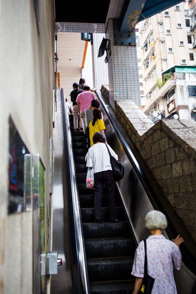 香港　西營盤の街