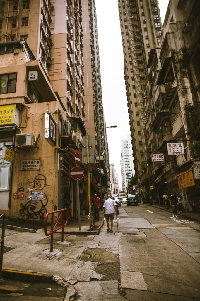 香港　西營盤の街